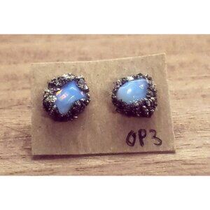 Opalite crystal earrings #op3